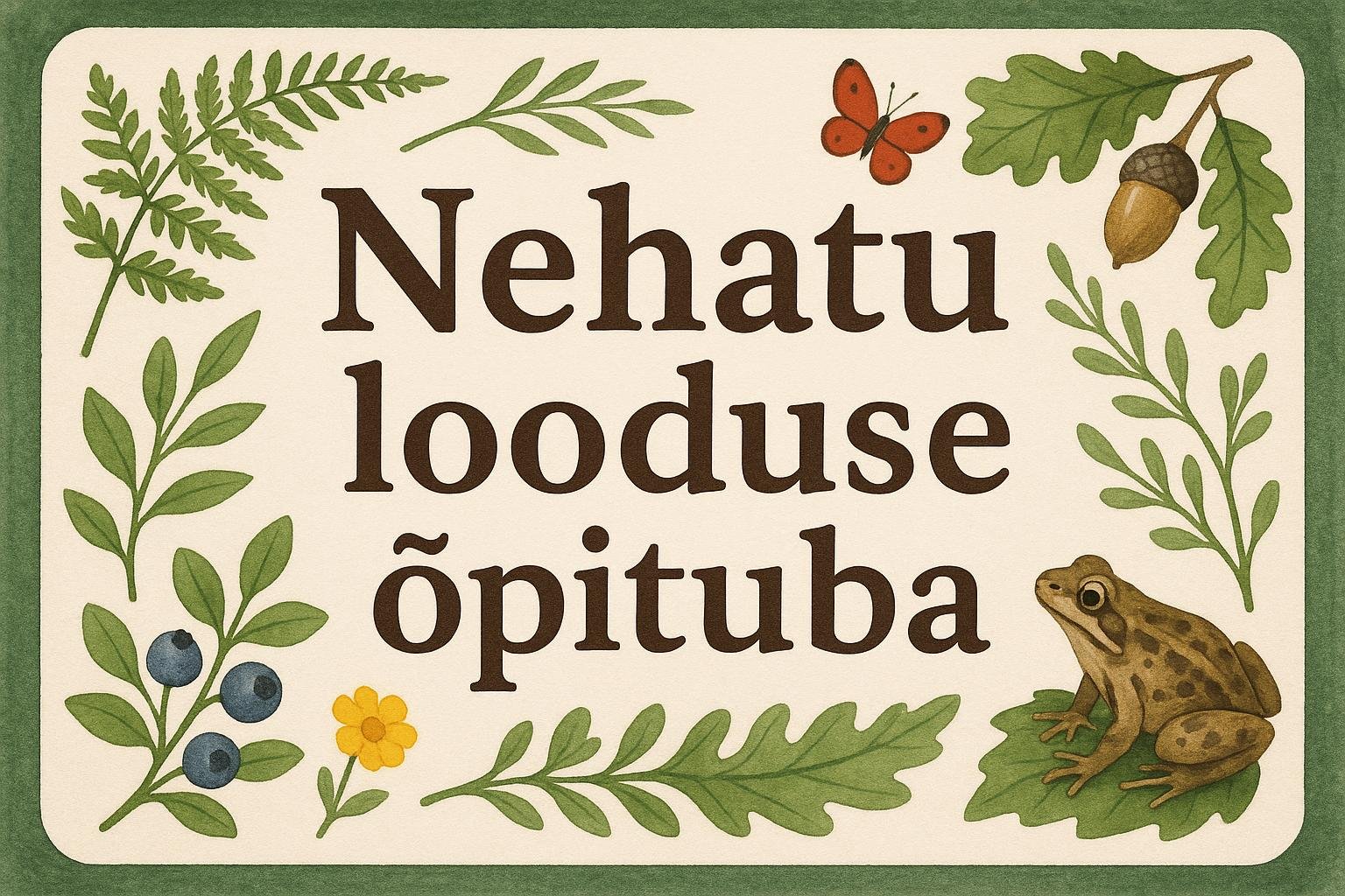 Nehatu looduse õpituba